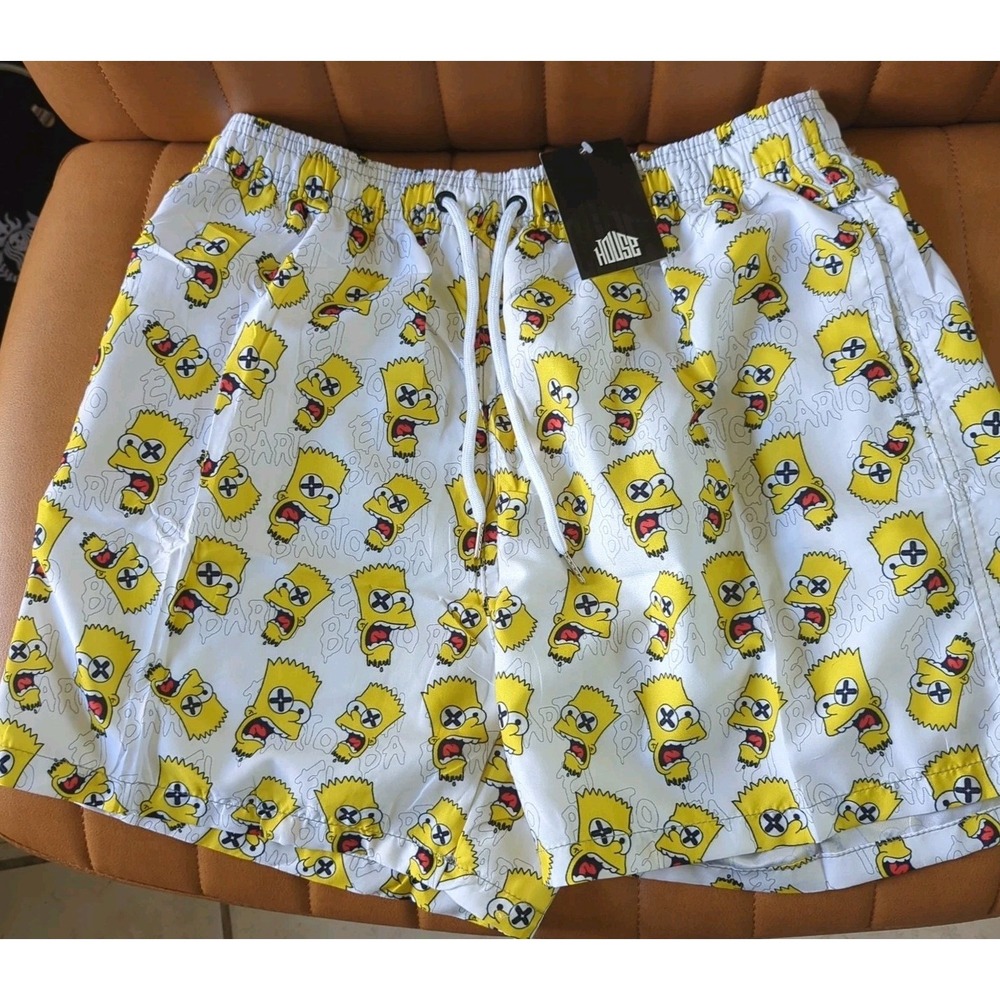 House brand Bart Simpson‎ El Barto Swim Shorts Large The Simpsons W Pockets